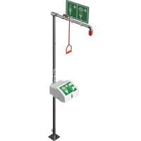 Douche combin&eacute;e avec cuvette ferm&eacute;e en ABS et entr&eacute;e inf&eacute;rieure, Socle Industrial Sales