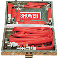 Douche de d&eacute;contamination portable &agrave; 16 buses, Conformit&eacute; Aucune Industrial Sales