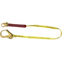 External Energy Absorber Lanyard with 2-1/4" Hook, 6', Snap Hook Center, Snap Hook Leg Ends, Polyester Industrial Sales