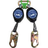 Self Retracting Lanyard with Composite Housing, 7', Web, Swivel Industrial Sales