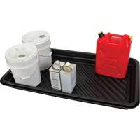 Plateau pour les d&eacute;versements, 24" lo x 48" la x 4,5" h, Cap. de d&eacute;versement 24 gal. US Industrial Sales