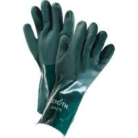 Gants verts &agrave; double enduit, 14" lo, PVC, Doublure en Jersey de coton, 70 mils Industrial Sales