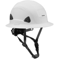 Casque Fibre Metal de style escalade avec bordure compl&egrave;te, R&eacute;pond aux normes CSA type 2, Suspension Rochet, Non ventil&eacute; Industrial Sales