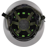 Casque Fibre Metal de style escalade avec bordure compl&egrave;te, R&eacute;pond aux normes CSA type 2, Suspension Rochet, Ventil&eacute; Industrial Sales