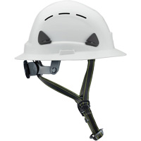 Casque Fibre Metal de style escalade avec bordure compl&egrave;te, R&eacute;pond aux normes CSA type 2, Suspension Rochet, Ventil&eacute; Industrial Sales