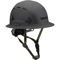 Casque Fibre Metal de style escalade avec bordure compl&egrave;te, R&eacute;pond aux normes CSA type 2, Suspension Rochet, Ventil&eacute; Industrial Sales