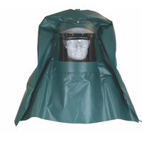 Cagoule anti-&eacute;claboussures chimiques et casquette rigide avec visi&egrave;re r&eacute;sistante aux produits chimiques Industrial Sales