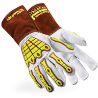 HeatArmor&reg; 5056IMP Welding Gloves, Grain Goatskin, Size X-Small Industrial Sales