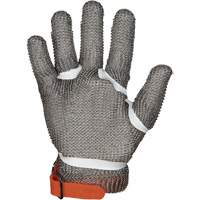 MMG Food Safe Metal Chainmail Gloves, Size 2X-Small, Stainless Steel Shell, ASTM ANSI Level A9 Industrial Sales