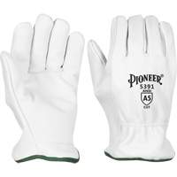 Gants pour conducteurs r&eacute;sistant aux coupures, Petit, Paume en Cuir fleur de ch&egrave;vre Industrial Sales