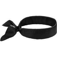 Bandeau de refroidissement Chill-Its 6702 avec polym&egrave;res int&eacute;gr&eacute;s et fermeture &agrave; nouer, Noir Industrial Sales