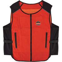 Veste de refroidissement &agrave; changement de phase l&eacute;g&egrave;re Chill-Its 6255 (veste seulement), Petit/Moyen, Orange Industrial Sales