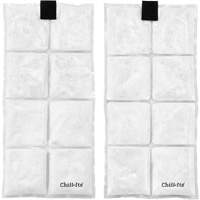 Veste de refroidissement &agrave; changement de phase l&eacute;g&egrave;re avec sachets de recharge Chill-Its 6260, Petit/Moyen, Orange Industrial Sales