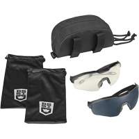 MY6 Safety Glasse Eyeshield Kit, Clear/Smoke Lens, Anti-Fog/Anti-Scratch, ANSI Z87+ Industrial Sales