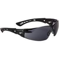 Lunettes de s&eacute;curit&eacute; Rush + BSSI, Lentille Gris/Fum&eacute;e, Antibu&eacute;e/Anti-&eacute;gratignures, ANSI Z87+ Industrial Sales