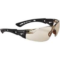 Rush+ BSSI Safety Glasses, Brown/Copper Lens, Anti-Fog/Anti-Scratch, ANSI Z87+ Industrial Sales