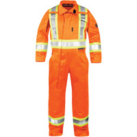 Combinaison ignifuge haute visibilit&eacute;, Taille Petit, Orange Industrial Sales