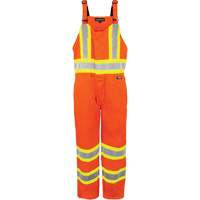 High-Visibility Unlined Overalls, X-Small, High Visibility Orange Industrial Sales
