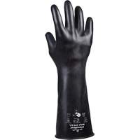 879 Acid-Resistant Gloves, Size Medium/8, 14" L, Butyl Rubber, 28-mil Industrial Sales