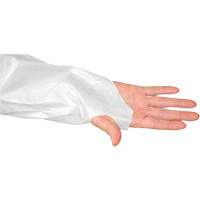 CoverMe Gown with Thumbholes, One Size, White, Polyethylene Industrial Sales