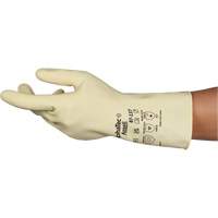 Gants naturels et l&eacute;gers AlphaTec 87-137, Taille 7, 11,8" lo, Latex de caoutchouc, 16 mils Industrial Sales