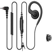 &eacute;couteur &agrave; broche unique, port&eacute; sur loreille, pour radio bidirectionnelle Curve Industrial Sales