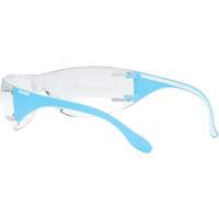 Lunettes de s&eacute;curit&eacute; bleu/blanc Adapt Lite, Lentille Transparent, Antibu&eacute;e/Anti-&eacute;gratignures, ANSI Z87+/R&eacute;pond ou surpasse la norme CSA Z94.3 Industrial Sales
