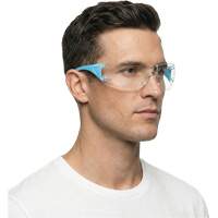 Lunettes de s&eacute;curit&eacute; bleu/blanc Adapt Lite, Lentille Transparent, Antibu&eacute;e/Anti-&eacute;gratignures, ANSI Z87+/R&eacute;pond ou surpasse la norme CSA Z94.3 Industrial Sales