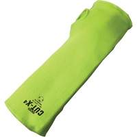 Cut-X&reg; Cut-Resistant Sleeve with Thumb Hole, Fibreglass/Polyethylene, 10", ASTM ANSI Level A4, High Visibility Lime Industrial Sales