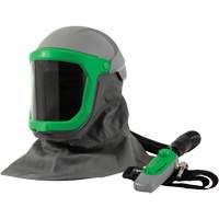 Z-Link Respirator with Safety Lens, FR Shoulder Cape, Breathing Tube & C40, Facepiece Respirator/Welding Helmet Industrial Sales