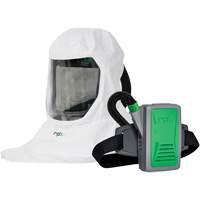 T-Link Respirator with Bump Cap, Breathing Tube, Belt-Mount & PX5 PAPR, Loose Fitting Hood & Faceshield, Lithium-Ion Battery Industrial Sales
