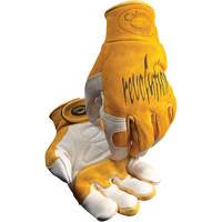 Caiman&reg; Premium TIG/MIG Welder's Gloves with Hook & Loop Closure, Split Cowhide, Size Medium Industrial Sales