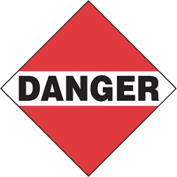 Danger Mixed Load TDG Placard, Adhesive Vinyl Industrial Sales