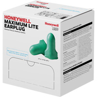 Howard Leight Maximum Lite Low-Pressure Foam Earplugs, Pair - Polybag, Corded Industrial Sales