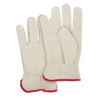 Close-Fit Driver's Gloves, Small, Grain Cowhide Palm Industrial Sales