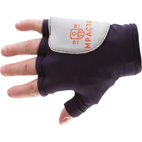 Gants de protection sans doigts paume/c&ocirc;t&eacute;, droit, T-petit, Paume en Su&egrave;de, Poignet &agrave; enfiler Industrial Sales