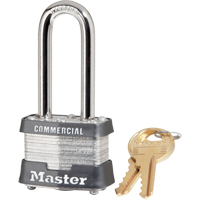 Wide Padlock, Keyed Alike, Laminated Steel, 1-9/16" Width Industrial Sales