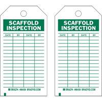 &eacute;tiquettes de rapport d'inspection, Polyester, 4" la x 7" h, Anglais Industrial Sales