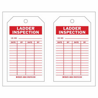 &eacute;tiquettes de rapport d'inspection, Polyester, 4" la x 7" h, Anglais Industrial Sales