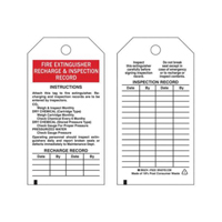 &eacute;tiquettes de rapport d'inspection, Polyester, 3" la x 5-3/4" h, Anglais Industrial Sales