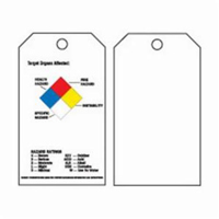 &eacute;tiquettes auto-plastifiantes du droit &agrave; l'information, Polyester, 3" la x 5-3/4" h, Anglais Industrial Sales
