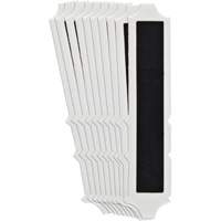 Quick-Align&reg;Individual Gothic Number and Letter Labels, I, 4" H, Black Industrial Sales
