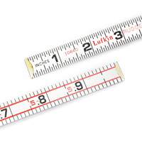 R&egrave;gle &agrave; pes&eacute;e Red End pour ing&eacute;nieur, 6' lo, Bois, Graduations de 1/16" Industrial Sales