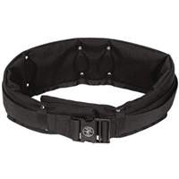Large PowerLine Padded Tool Belt, Nylon, Black Industrial Sales