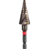 #3 Shockwave Impact Duty Step Drill Bit, 3/16" - 3/4" , 1/16" Increments, Titanium Industrial Sales