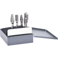 Jeu de fraises en carbure &agrave; double coupe, 5 morceaux Industrial Sales