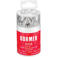 Jeu de fraises coniques 90°, 6 morcea Industrial Sales