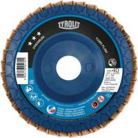 Twin Flap Disc, 5" x 7/8", Type 27, 40 Grit, Ceramic/Zirconia Alumina Industrial Sales