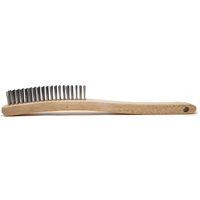 Brosse de nettoyage, Acier inoxydable, 4 x 19 rangs de fils, Longueur 13-11/16" Industrial Sales