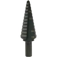 Multi-Hole Step Bit, 3/16"/4.8 mm - 7/8"/#4/22.2 mm  Industrial Sales
